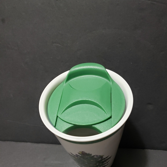 SPODE Christmas Tree Ceramic Travel Mug With Lid - Picture 4 of 7